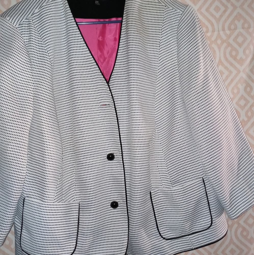 Black and White Blazer